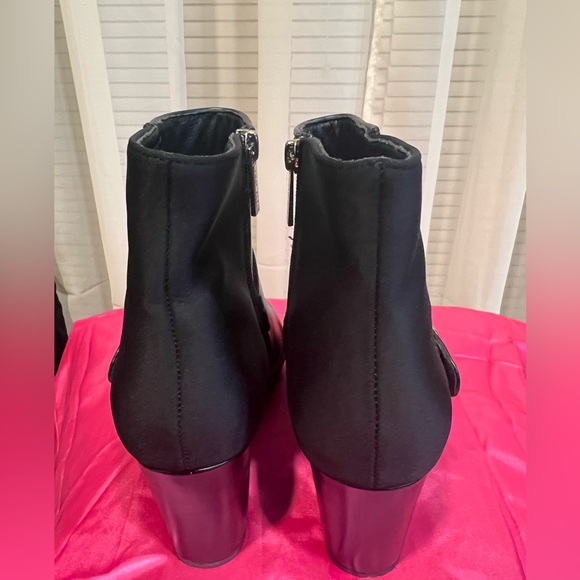 Anne Klein Black Ankle Boots, Women’s Size 10M - Picture 4 of 13